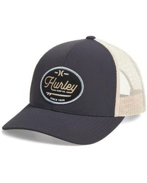 Hurley Beach Break Patch Trucker Hat - Black