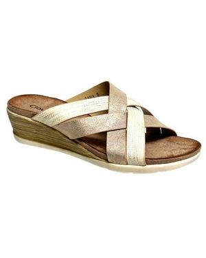 Ninety Union Zara Wedge Sandal - Metallic