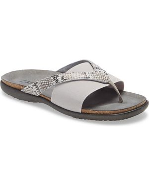 Naot Penelope Flip Flop - Gray