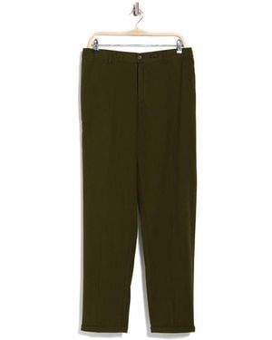 Les Deux Pino Cotton & Linen Pants - Green