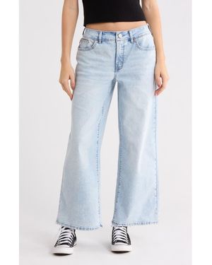 Seven7 High Waist Loose Sneaker Jeans - Blue