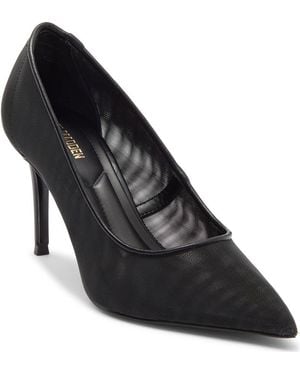 Steve Madden Nicoletta Mesh Pointed Toe Pump - Black
