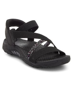 Skechers Reggae Swift Fit Sandal - Black