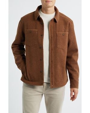UGG Caelum Felted Jersey Shirt Jacket - Brown