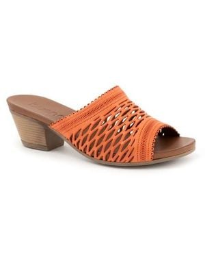BUENO Lillian Slide Sandal - White