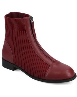Journee Collection Bexlie Bootie - Purple