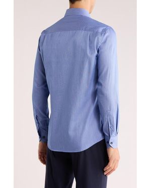 Duchamp Tailored Fit Stretch Dress Shirt - Pink