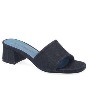 La Canadienne Frida Slide Sandal - Blue