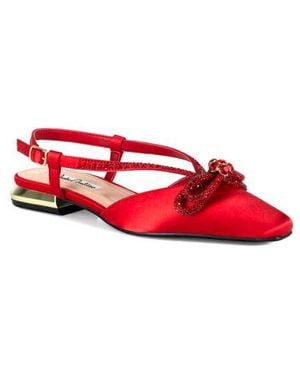 Lady Couture Kendal Slingback Flat - Red