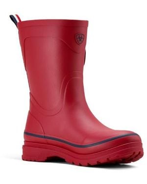 Ariat Kelmarsh Waterproof Mid Rubber Boot - Red