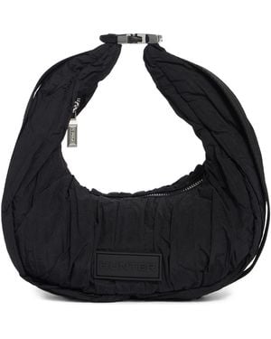 HUNTER Lune Ruched Shoulder Bag - Black