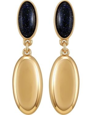 Vince Camuto Oval Drop Earrings - Metallic