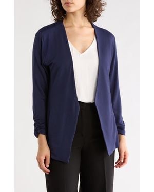 Tart Collections Irene Collarless Blazer - Blue