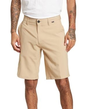 Hurley Solid Hybrid Walking Shorts - Natural