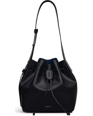 Radley York Leather Bucket Bag - Black
