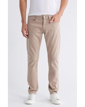 Mavi Marcus Oatmilk Stretch Cotton Twill Pants - Natural