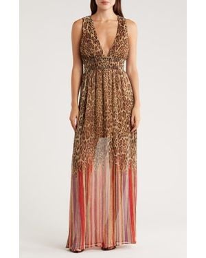 Ramy Brook Alvina Sleeveless Maxi Dress - Natural