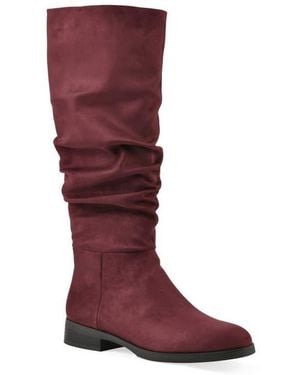White Mountain Barnes Tall Boot - Red