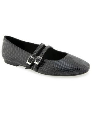 Kenneth Cole Malibu Mary Jane Flat - Black