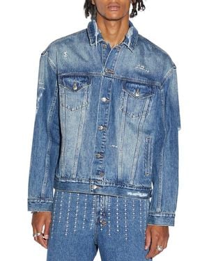Ksubi Oh G Ekstatik Ripped Jacket - Blue