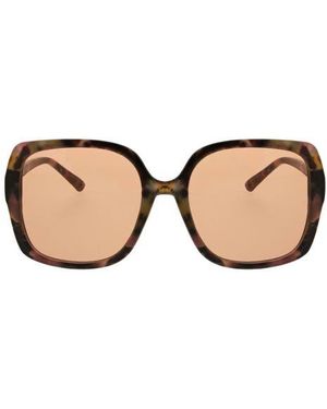 BCBGMAXAZRIA 54Mm Oversized Square Sunglasses - Natural