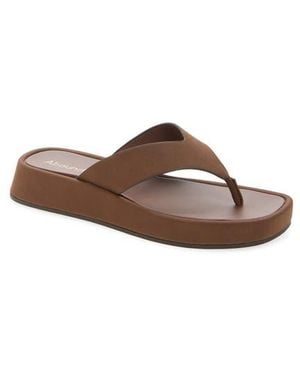 Abound Jovina Wedge Thong Sandal - Brown
