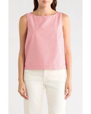 DR2 by Daniel Rainn Gingham Shell Tank - Red