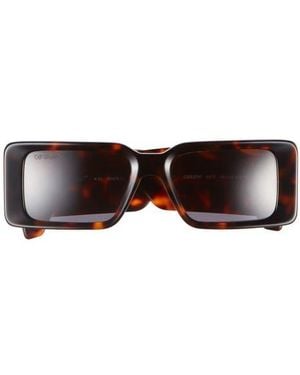 Off-White c/o Virgil Abloh Milano 54Mm Rectangular Sunglasses - Brown