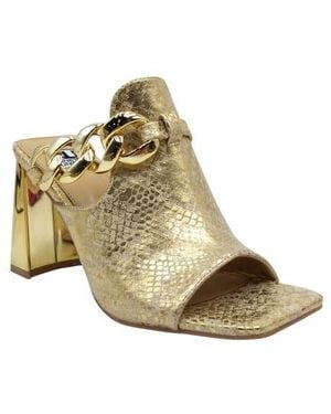 Ninety Union Ryder Open Toe Pump - Metallic