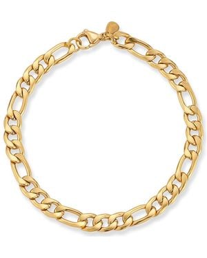 YIELD OF MEN 7Mm Figaro Chain Bracelet - Metallic