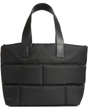 FRAME Plaque Nylon Quilted Tote - Black
