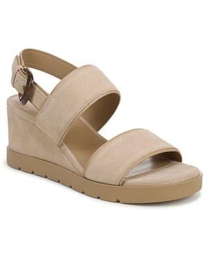 Vince Roma Wedge Slingback Sandal - Natural