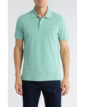 Brooks Brothers Slim Fit Solid Cotton Piqué Polo - Green
