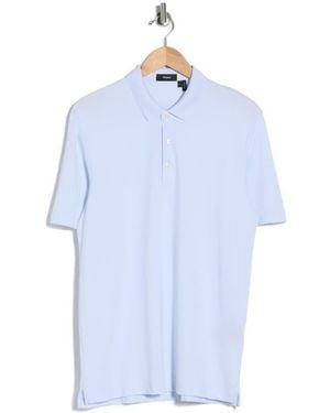 Theory Short Sleeve Polo - Blue