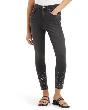 Levi's High Waist Skinny Ankle Jeans - Blue