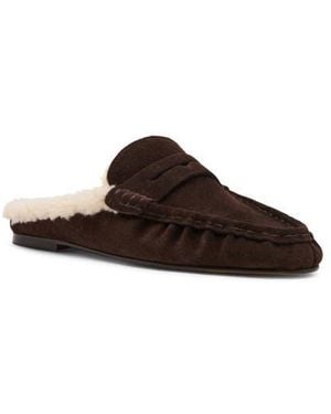 Steve Madden Rafe Faux Shearling Lined Mule - Brown