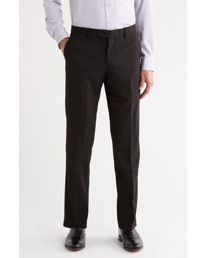 Gino Vitale Slim Fit Stretch Dress Pants - Black