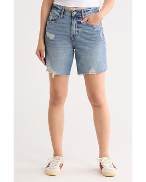 Lucky Brand '90S Loose Denim Shorts - Blue