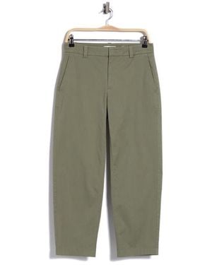 Vince Washed Crop Chino Pants - Green