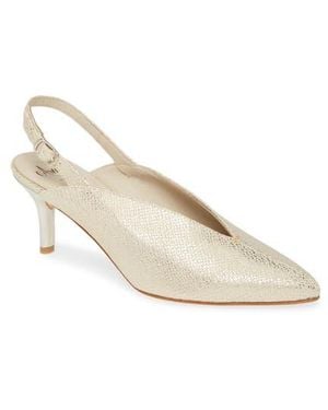 Amalfi by Rangoni Pinerolo Slingback Pump - Natural
