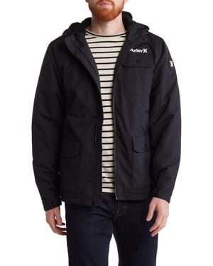 Hurley Vinson Faux Shearling Jacket - Black
