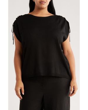 Max Studio Dolman Sleeve Sweater - Black