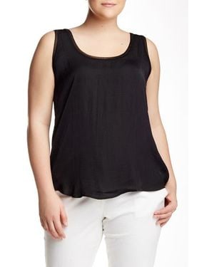Tart Collections 'Hannah' Contrast Trim Print Tank - Black