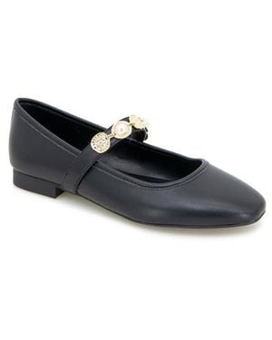 Kensie Eliane Mary Jane Flat - Black