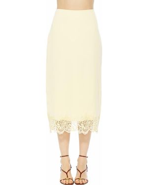 Alexia Admor Ashen Midi Skirt - Yellow