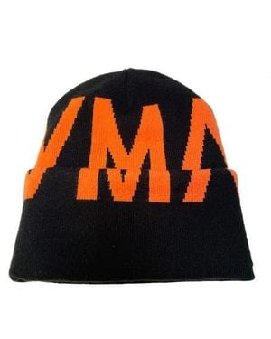 HVMAN Logo Knit Beanie - Orange