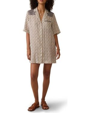 Faherty Paradise Point Shirtdress - Natural