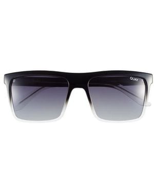 Quay Australia 56Mm Gradient Square Sunglasses - Blue