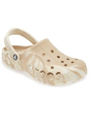 Crocs™ Marbled Foam Clog Sandals - Natural