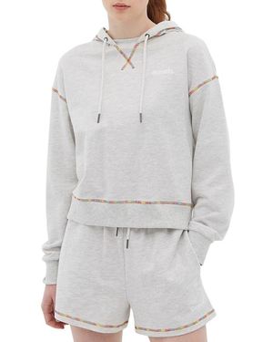 Bench French Terry Cropped Hoodie - Gray